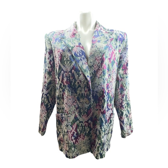 Multicolor Patterned Blazer - Picture 16 of 16